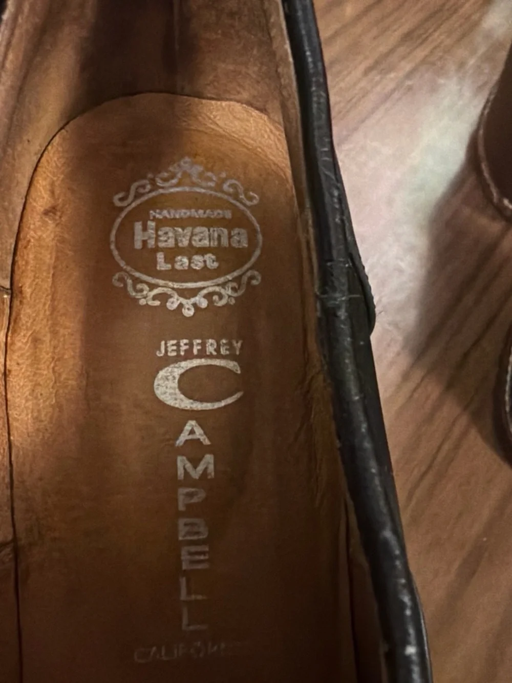 ⚡️RARE Vintage Jeffrey Campbell Handmade Havana Last Platform Oxfords⚡️